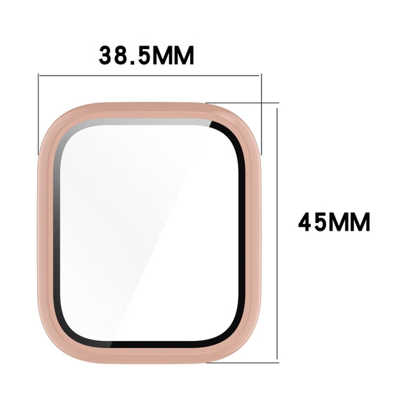 For Amazfit Aactive PC Integrated Tempered Glass Watch Case(Black)