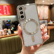For Samsung Galaxy S20 FE 5G MagSafe Electroplating TPU Phone Case(Silver) - Galaxy S20 FE Cases by PMC TechLife | Online Shopping South Africa | PMC TechLife