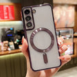 For Samsung Galaxy S22+ 5G MagSafe Electroplating TPU Phone Case(Purple) - Galaxy S22+ 5G Cases by PMC TechLife | Online Shopping South Africa | PMC TechLife | Buy Now Pay Later Mobicred