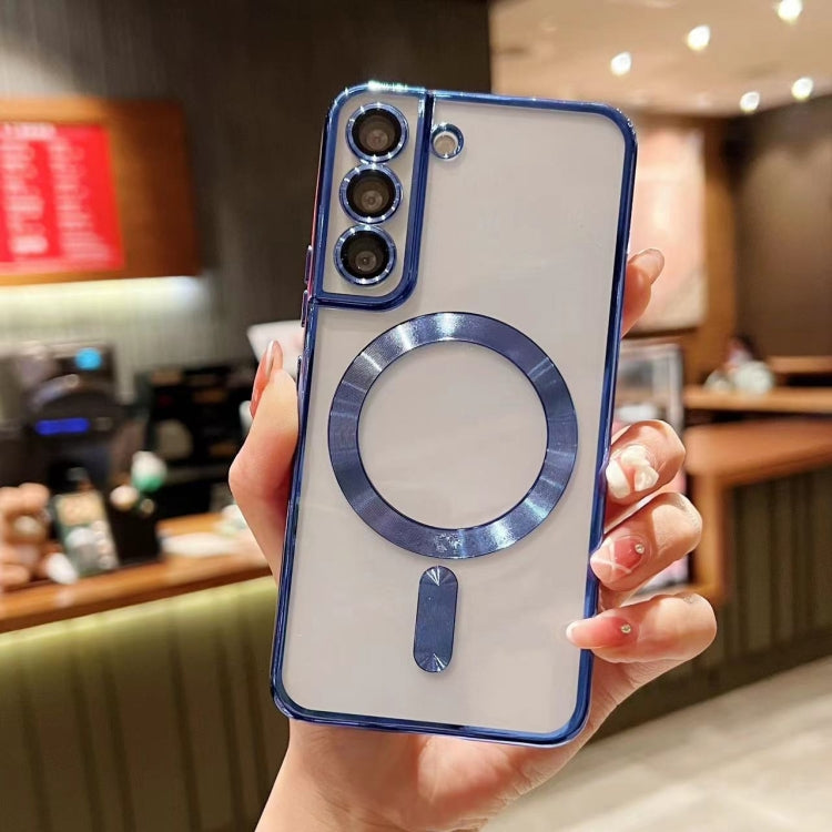 For Samsung Galaxy S22+ 5G MagSafe Electroplating TPU Phone Case(Blue) - free shipping - PMC TechLife - Order now!