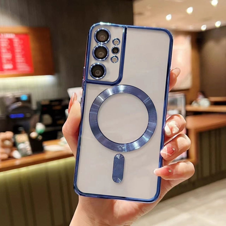 For Samsung Galaxy Note10+ MagSafe Electroplating TPU Phone Case(Blue) - Galaxy Phone Cases by PMC TechLife | Online Shopping South Africa | PMC TechLife | Buy Now Pay Later Mobicred