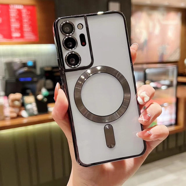 For Samsung Galaxy Note 20 Ultra MagSafe Electroplating TPU Phone Case(Black) - Galaxy Note20 Ultra Cases by PMC TechLife | Online Shopping South Africa | PMC TechLife