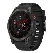 Compatible with Garmin Epix Gen 2 22mm Quick Release Silicone Watch Band(Black)