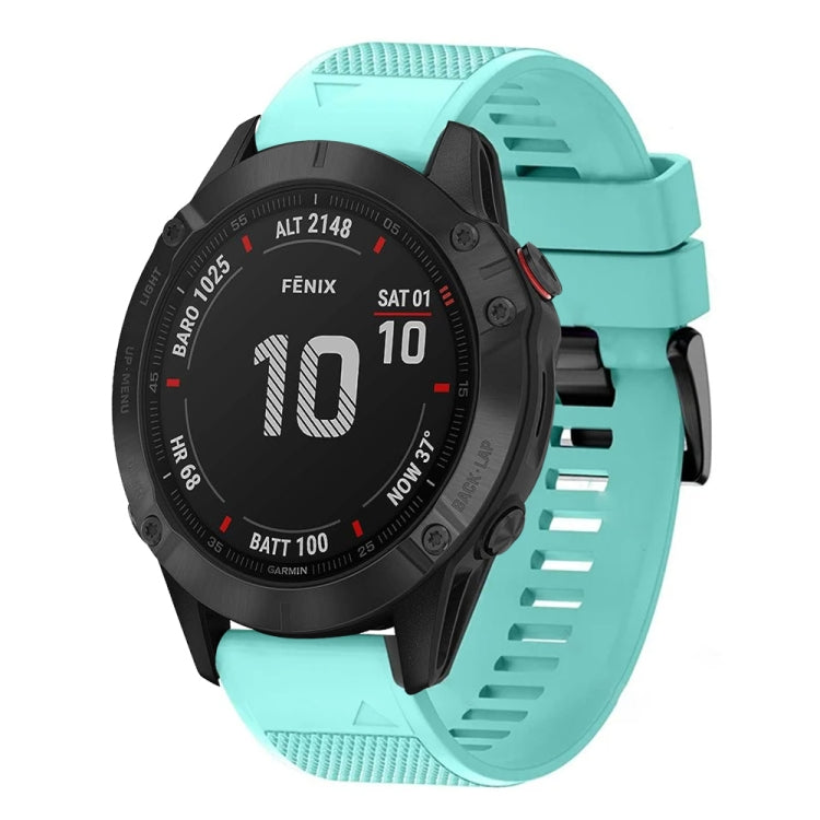 Compatible with Garmin Fenix 6 Pro 22mm Quick Release Silicone Watch Band(Mint Green) - free shipping - PMC TechLife - Order now!