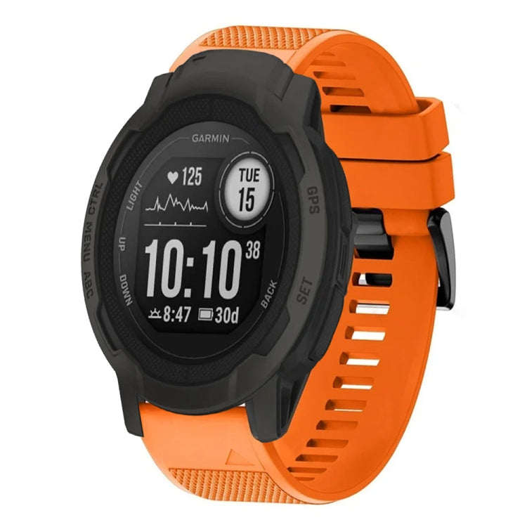 Compatible with Garmin Instinct 2 22mm Quick Release Silicone Watch Band(Orange) - free shipping - PMC TechLife - Order now!