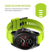 Compatible with Garmin Approach S62 22mm Quick Release Silicone Watch Band(Black)