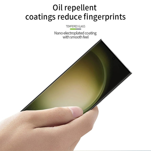 For Samsung Galaxy S24 Ultra 5G MOFI 9H 3D Hot Bending Tempered Glass Film(Black)