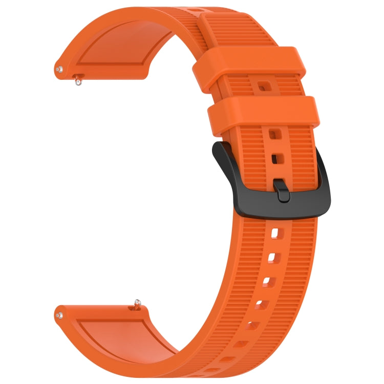 For Huawei Watch GT3 Pro 46mm 22mm Textured Silicone Solid Color Watch Band(Orange) - Watch Bands by PMC TechLife | Online Shopping South Africa | PMC TechLife | Buy Now Pay Later Mobicred