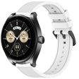For Huawei Watch Buds 22mm Textured Silicone Solid Color Watch Band(White) - Watch Bands by PMC TechLife | Online Shopping South Africa | PMC TechLife