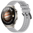 For Huawei Watch 4 Pro 22mm Textured Silicone Solid Color Watch Band(Grey) - Watch Bands by PMC TechLife | Online Shopping South Africa | PMC TechLife