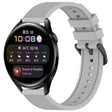 For Huawei Watch 3 22mm Textured Silicone Solid Color Watch Band(Grey) - free shipping - PMC TechLife - Order now!