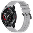 For Honor Watch GS Pro 22mm Textured Silicone Solid Color Watch Band(Grey) - Watch Bands by PMC TechLife | Online Shopping South Africa | PMC TechLife