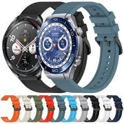 For Huawei Watch GT3 SE 22mm Textured Silicone Solid Color Watch Band(Black)