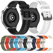 For Huawei Watch GT3 SE 22mm Textured Silicone Solid Color Watch Band(Black)