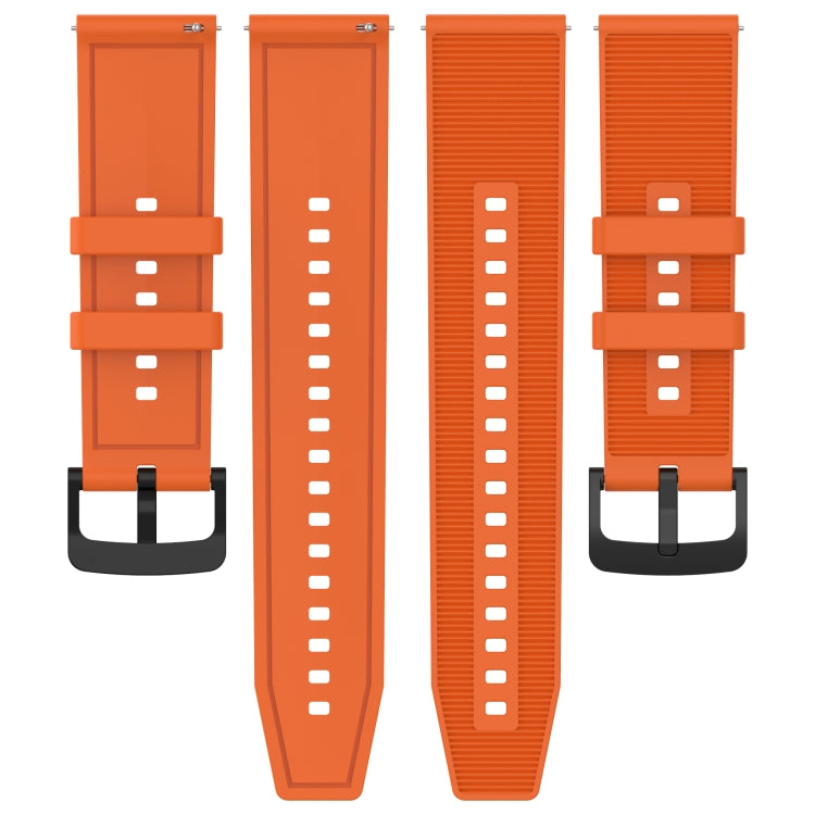 For Honor Watch GS Pro 22mm Textured Silicone Solid Color Watch Band(Midnight Blue) - Watch Bands by PMC TechLife | Online Shopping South Africa | PMC TechLife