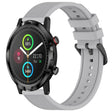 For Xiaomi Haylou RT LS05S 22mm Textured Silicone Solid Color Watch Band(Grey) - free shipping - PMC TechLife - Order now!