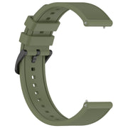 For Xiaomi MI Watch S1 Pro 22mm Textured Silicone Solid Color Watch Band(White)