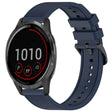 For Garmin Vivoactive 4 22mm Textured Silicone Solid Color Watch Band(Midnight Blue) - Watch Bands by PMC TechLife | Online Shopping South Africa | PMC TechLife