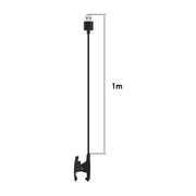 For Garmin Descent G1 Solar Watch Charging Charger Charging Clip With Data Function(Black)
