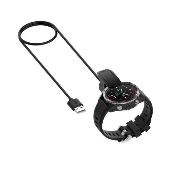 For Garmin Descent Mk3 Watch Charging Charger Charging Clip With Data Function(Black)