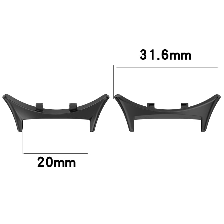 For vivo Watch 3 1 Pair Metal Watch Band Connector(Silver) - free shipping - PMC TechLife - Order now!