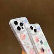 For iPhone 12 Pro Cosmic Star MagSafe TPU Phone Case(Transparent)