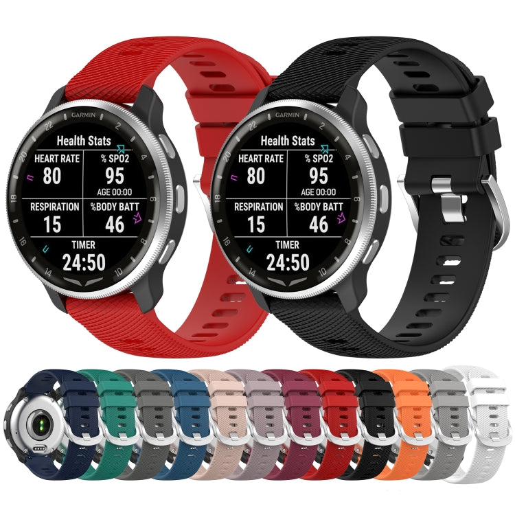 Compatible with Garmin D2 Air X10 43mm Cross Texture Silicone Watch Band(Red) - free shipping - PMC TechLife - Order now!