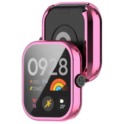 For Redmi Watch 4 Full Package TPU Electroplated Watch Protective Case(Pink)
