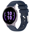 Compatible with Garmin Vivoactive 5 20mm Smooth Solid Color Silicone Watch Band(Midnight Blue) - free shipping - PMC TechLife - Order now!