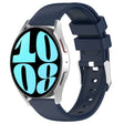 For Samsung Galaxy Watch 6 40mm 20mm Smooth Solid Color Silicone Watch Band(Midnight Blue) - free shipping - PMC TechLife - Order now!