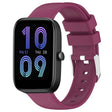 For Amazfit Bip 3 Pro 20mm Smooth Solid Color Silicone Watch Band(Burgundy) - free shipping - PMC TechLife - Order now!