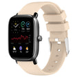 For Amazfit GTS 2 Mini 20mm Smooth Solid Color Silicone Watch Band(Beige) - free shipping - PMC TechLife - Order now!