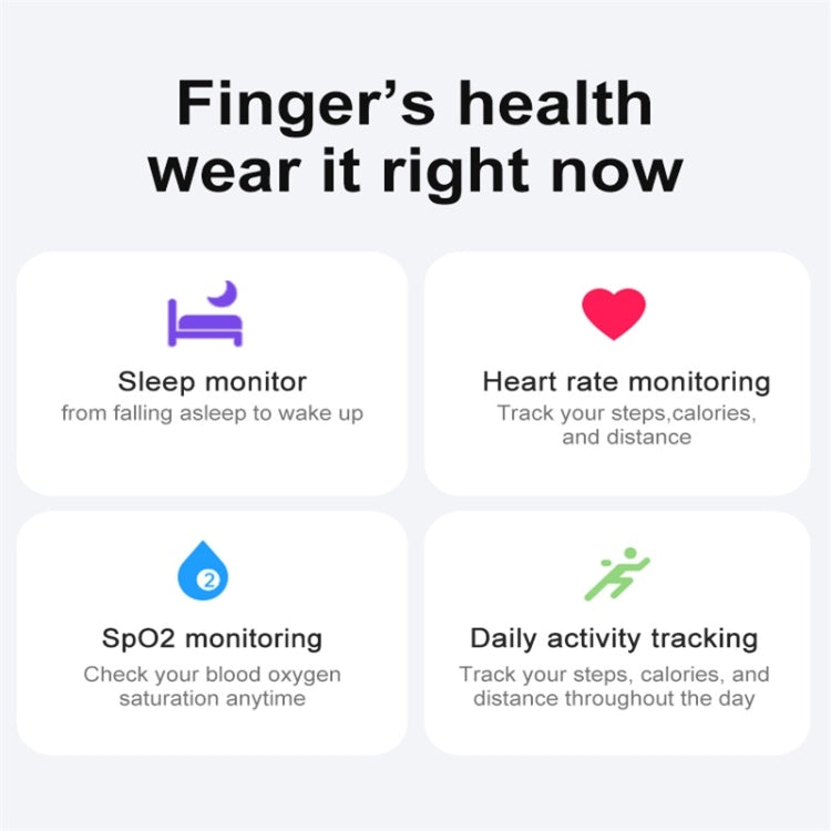 R02 SIZE 10 Smart Ring, Support Heart Rate / Blood Oxygen / Sleep Monitoring / Multiple Sports Modes(Black) - free shipping - PMC Jewellery - Order now!