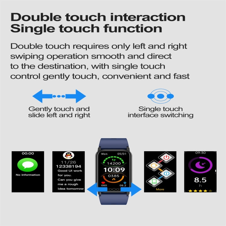TK72 1.47 inch Color Screen Smart Watch, Support Heart Rate / Blood Pressure / Blood Oxygen / Blood Sugar Monitoring(Pink) - Smart Wristbands by PMC TechLife | Online Shopping South Africa | PMC TechLife