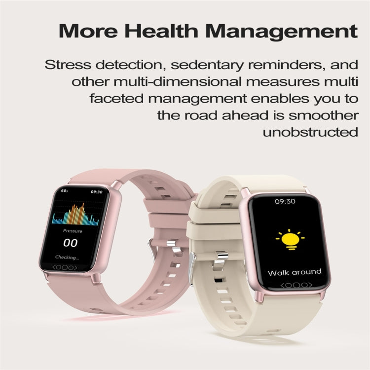TK72 1.47 inch Color Screen Smart Watch, Support Heart Rate / Blood Pressure / Blood Oxygen / Blood Sugar Monitoring(Beige) - free shipping - PMC Jewellery - Order now!
