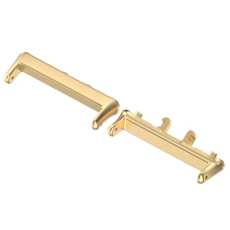 For Samsung Galaxy Fit 3 SM-R390 1 Pair Metal Watch Band Connector(Gold) - Watch Bands by PMC TechLife | Online Shopping South Africa | PMC TechLife