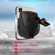 R1 Intelligent Infrared Sensor Car Wireless Charger(Gold)