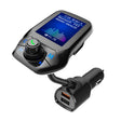 T43 Car Bluetooth Mp3 Multi-function Large Color Screen QC3.0 Bluetooth Car Charge Lossless Car Bluetooth Player - Bluetooth Car Kits by PMC TechLife | Online Shopping South Africa | PMC TechLife