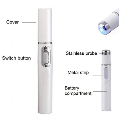 K-SKIN KD-7910 Acne Laser Pen Portable Wrinkle Removal Machine Durable Soft Scar Remover Device Blue Light Therapy Pen - free shipping - PMC Jewellery - Order now!