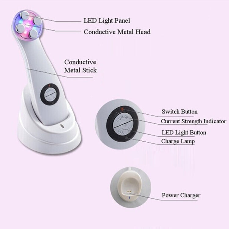 K-SKIN KD-9900 Photon Face  Care Tool Lifting Tightening Ionic Rejuvenation Face Massager Anti-Aging Beauty Instrument - Beauty Instrument by K-SKIN | Online Shopping South Africa | PMC Jewellery | Buy Now Pay Later Mobicred