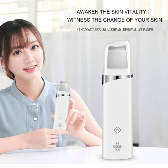 K-SKIN KD-8023Ultrasonic Blackhead Acne Removal Pore Cleaner Facial Skin Care Scrubber Exfoliating Pore Cleaner