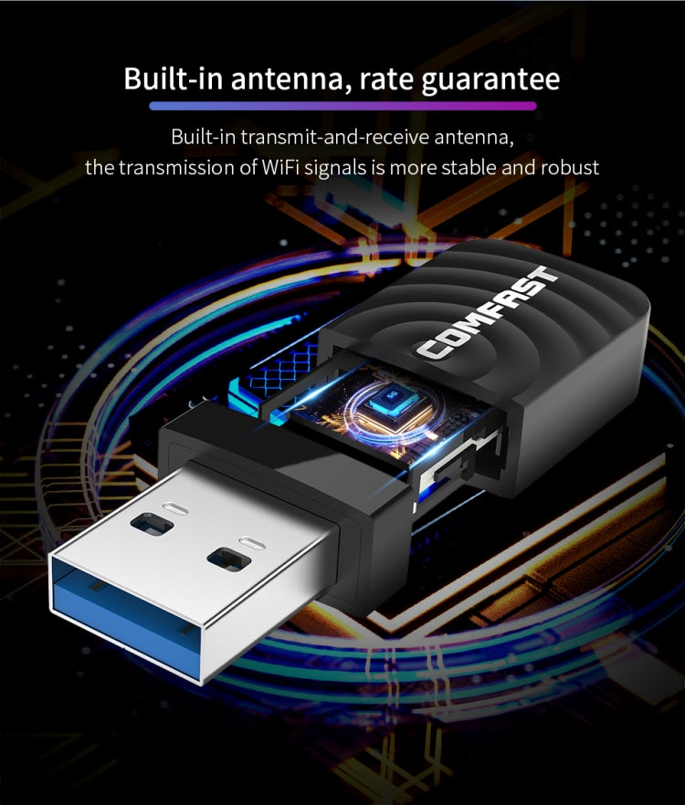 COMFAST CF-812AC 1300 Mbps Dual Band Mini USB WiFi Adapter - free shipping - PMC Jewellery - Order now!
