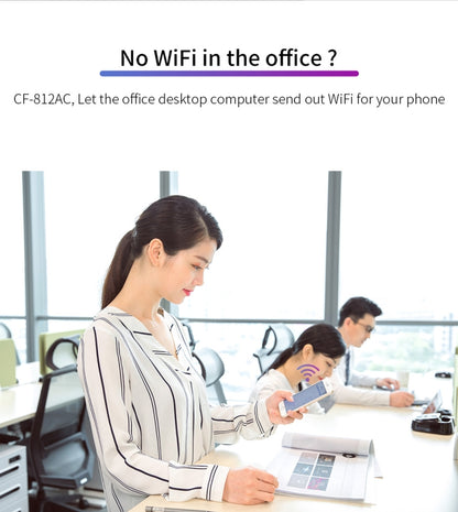 COMFAST CF-812AC 1300 Mbps Dual Band Mini USB WiFi Adapter - free shipping - PMC Jewellery - Order now!