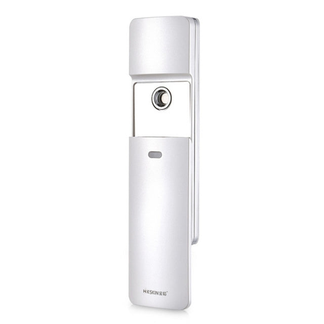 K-SKIN KD777 Nano Cool Facial Sprayer Handheld Portable Skincare Humidifier Skin Care Automatic Alcohol Sprayer(White)