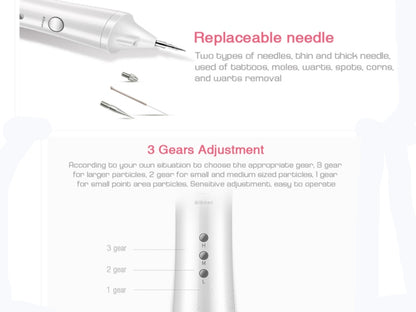 K-SKIN KD306 Laser Spotting Machine Plasma Pen Dark Eyelash Remover for Facial Spasm Removal Tattoo Skin Care(White) - free shipping - PMC Jewellery - Order now!