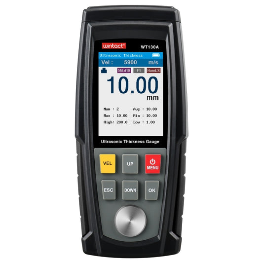 Wintact WT130A Digital Ultrasonic Thickness Gauge Meter Tester USB Charging Digital Thickness Metal Tester High Precision - free shipping - PMC Jewellery - Order now!