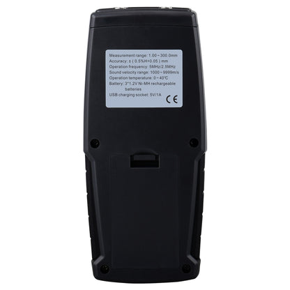 Wintact WT130A Digital Ultrasonic Thickness Gauge Meter Tester USB Charging Digital Thickness Metal Tester High Precision - free shipping - PMC Jewellery - Order now!