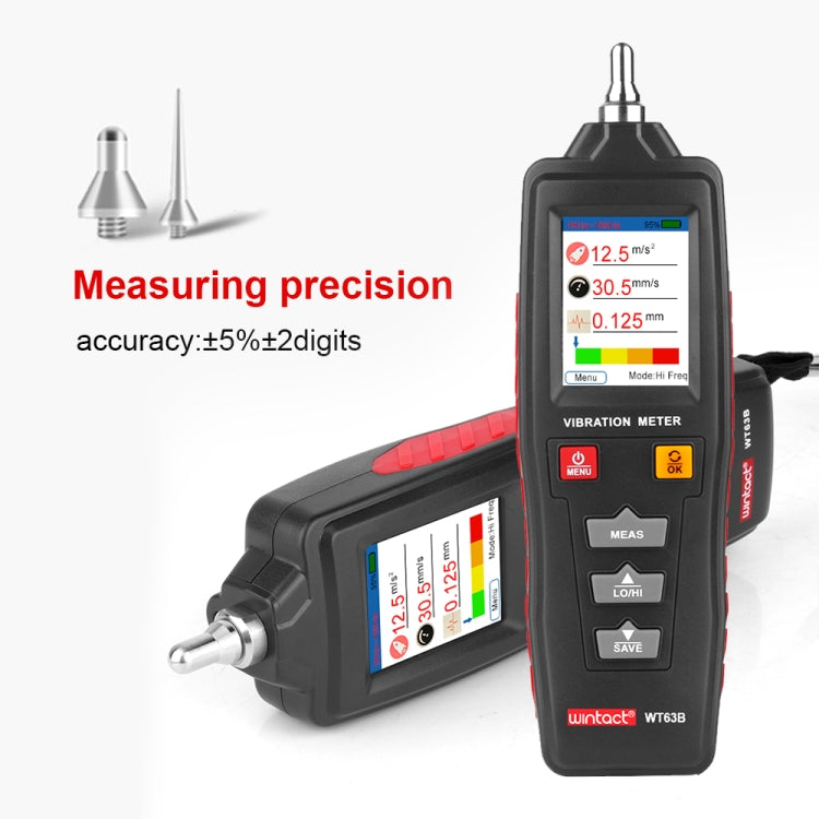 WINTACT WT63B Handheld Vibration Analyzer Digital Vibration Meter - free shipping - PMC Jewellery - Order now!