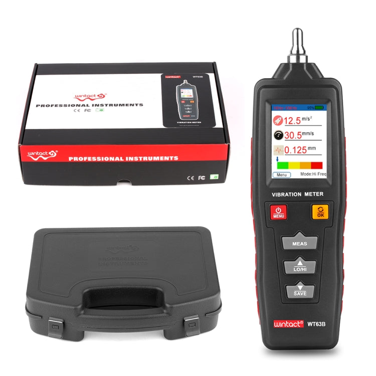 WINTACT WT63B Handheld Vibration Analyzer Digital Vibration Meter - free shipping - PMC Jewellery - Order now!