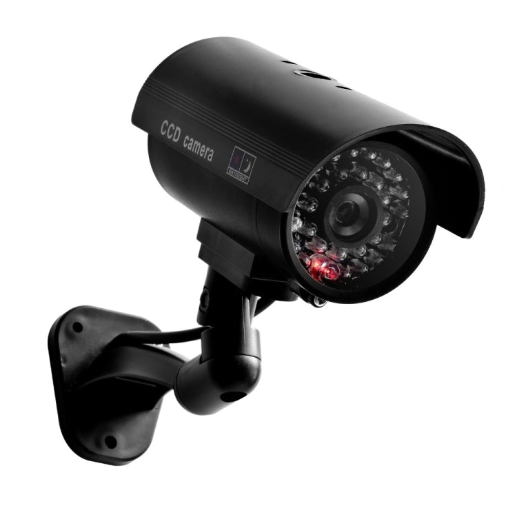 IP66 Waterproof Dummy CCTV Camera With Flashing LED For Realistic Looking for Security Alarm(Silver) - Waterproof Camera by PMC TechLife | Online Shopping South Africa | PMC TechLife